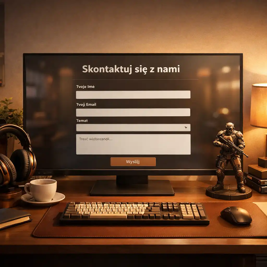 Ilustracja kontaktu z redakcją portalu gamingowego KATARZYNA RALCEWICZ-RUT Specjalista Pediatra